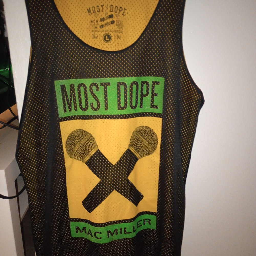 Vintage Mac Miller Most Dope Basketball Jersey circa 2012